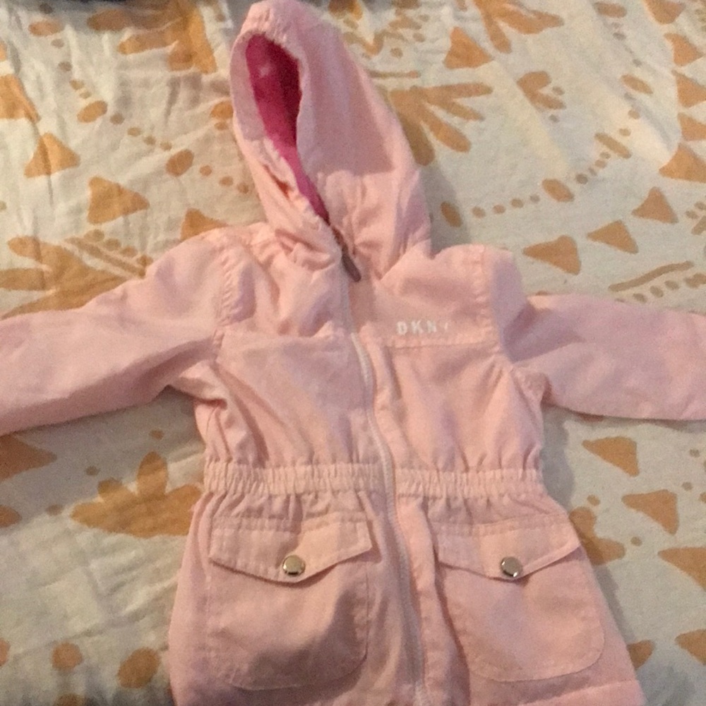 Girl pink jacket